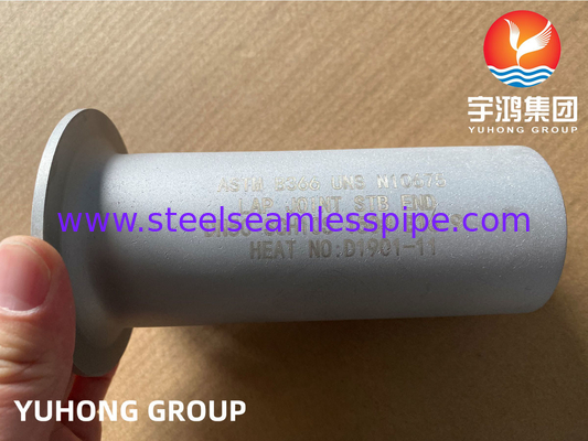 Lopenverbinding Stub End Hastelloy B3 Nickel Alloy Buttweld Fitting ASTM B366 UNS N10675