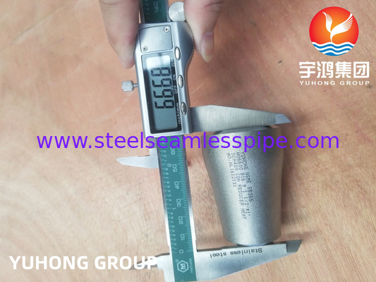 ASTM B366 Inconel 600 / UNS N06600 Concentrische reducer Nikkel legering Buttweld Fitting