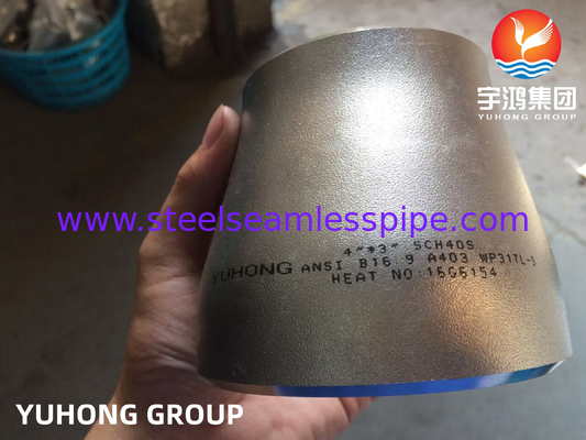 ASTM A403 WP317L Concentrische reducer naadloze buttweld bevestiging B16.9