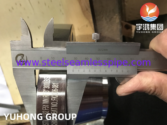 ASTM A182 F51 Duplex Steel Gesmeed Weldneck Flange RF B16.5 Voor olie en gas