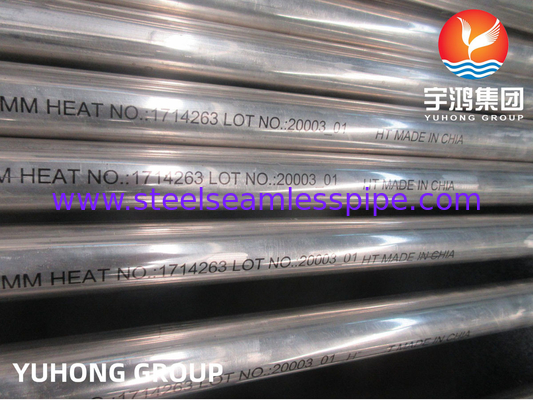 ASTM B163 / ASME SB163 Ni 200 N02200 naadloze buis van nikkellegering voor toepassing in olie- en gasproducten
