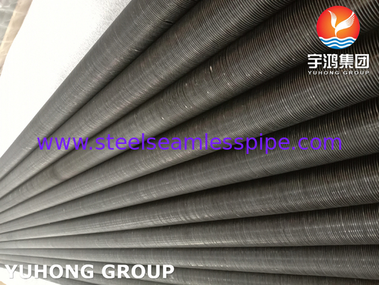 Ingebouwde G-type Fin Tube Basismateriaal ASME B163 Materiaal NO4400 Aluminium Voor Warmtewisselaar Verdamper Radiator