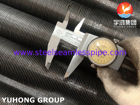 Ingebouwde G-type Fin Tube Basismateriaal ASME B163 Materiaal NO4400 Aluminium Voor Warmtewisselaar Verdamper Radiator