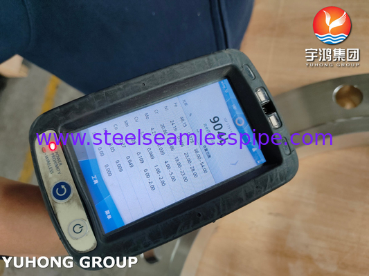 Waterbehandeling, ASTM A182 F904L, N08904 roestvrij staal, opvliegend flens, opgeheven gezicht, B16.5