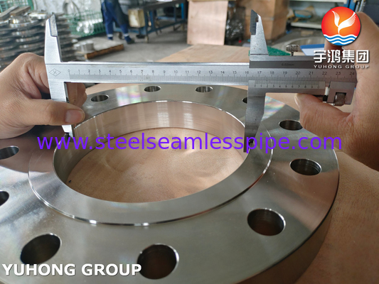 Waterbehandeling, ASTM A182 F904L, N08904 roestvrij staal, opvliegend flens, opgeheven gezicht, B16.5