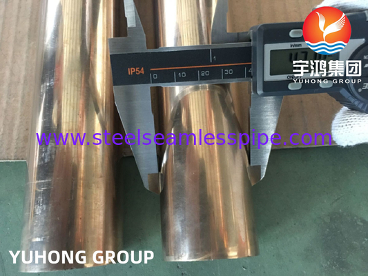 ASTM B466, ASME SB466 C70600 Koperen nikkel naadloze buis voor warmtewisselaar