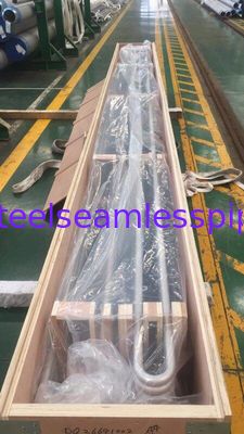 ASTM B444 Gr.2 INCONEL 625 Naadloze U-bochtbuis voor Warmtewisselaartoepassing 100% UT & ET & HT