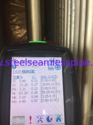 ASTM B444 Gr.2 INCONEL 625 Naadloze U-bochtbuis voor Warmtewisselaartoepassing 100% UT & ET & HT