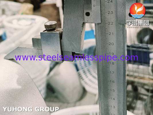 EN10253-4 1.4404 WP316L Elbow-installaties voor roestvrijstalen buizen voor waterzuiveringsinstallaties