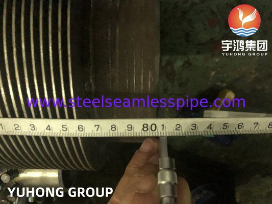 ASTM EN DIN ASTM A106 Gr.B A335 P5 P9 A312 TP304 317L Gekleurde vinnenbuizen