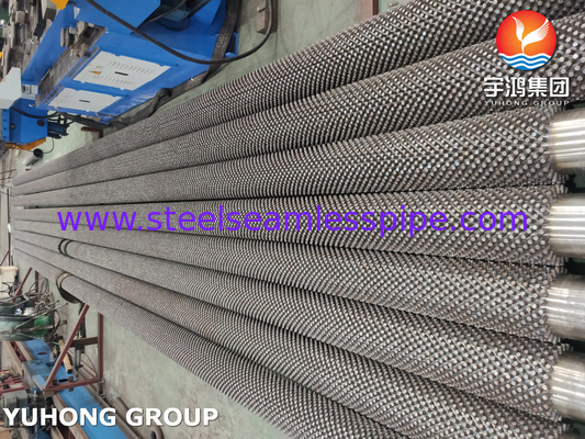 ASTM A335 P5 P9 P11 P22 P91 Spinnige buis van legeringsstaal voor warmtewisselaars