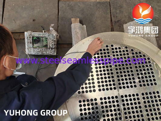 ASTM A182 F304, 304L, SUS304 Roestvrijstalen buisplaat voor warmtewisselaar