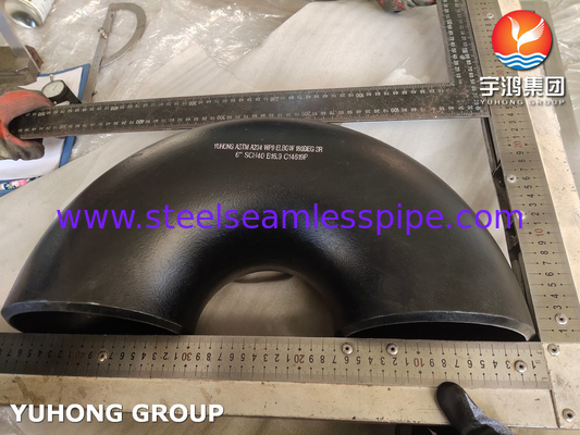 ASTM A234 WP9 Koolstofstaal 180 graden Elbow Butt Weld Fittings