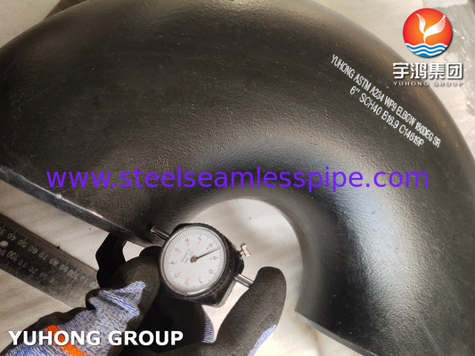 ASTM A234 WP9 Koolstofstaal 180 graden Elbow Butt Weld Fittings