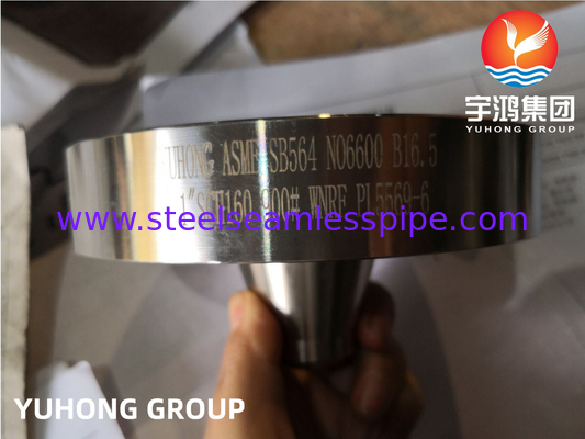 ASTM B564 Leger600 UNS NO6600 Nikkel Leger Blind RF Face Flange Forging