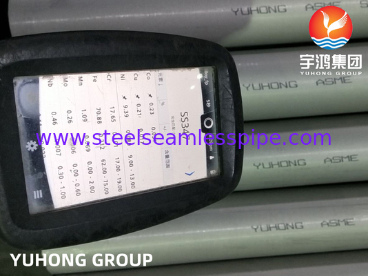 Ketelbuis van energiecentrale, ASME SA213 TP347H Nb-gestabiliseerd, NACE MR0175, Wanddikte 1,5-25mm​