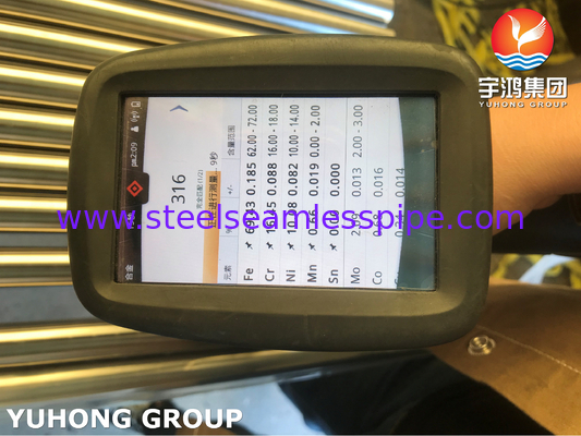 ASTM A269 TP316L Naadloze Buis Ra≤0.2μm Medische Voedingsrietjes, ISO 13485 Gecertificeerd​