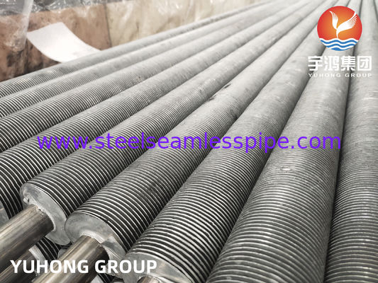 Aluminium geribbelde buis met G/L/KL/HFW ribtype en aangepaste basisbuis OD voor efficiënte warmteoverdracht