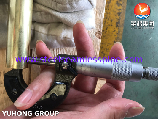 ASME SB111 C44300 Admiralty Brass Tube O61 koud afgewerkt voor warmtewisselaar