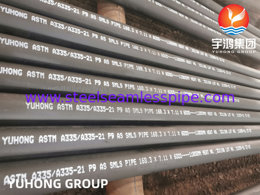 ASTM A335 P9 Naadloze Gelegeerd Stalen Buizen voor Energiecentrales