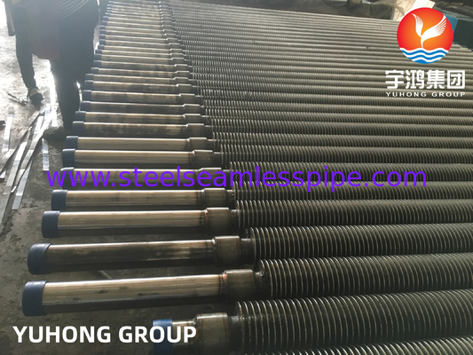 ASME SA213 T22 naadloos buisje van legeringsstaal 11CR HFW Solid Fin Tube voor voorverwarming