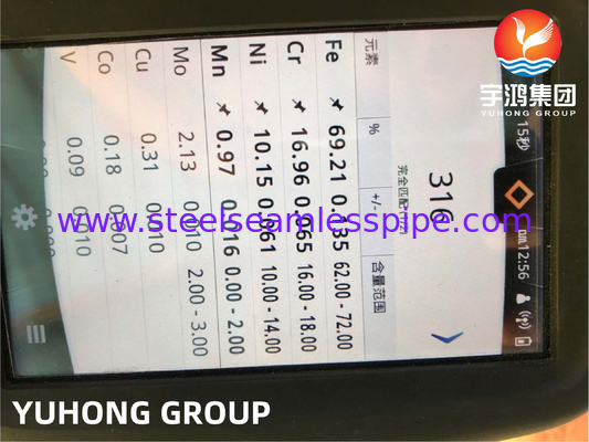 ASTM A269 TP316L naadloos buisje (Ra≤0,4μm) helder gegalveerd voor precisieinstrumenten