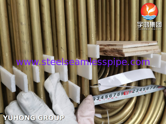 ASTM B111 UNS C68700 Aluminium messingbuis naadloos U-buigwarmtewisselaarbuis