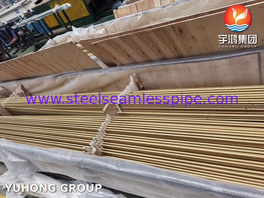 ASTM B111 UNS C68700 Aluminium messingbuis naadloos U-buigwarmtewisselaarbuis