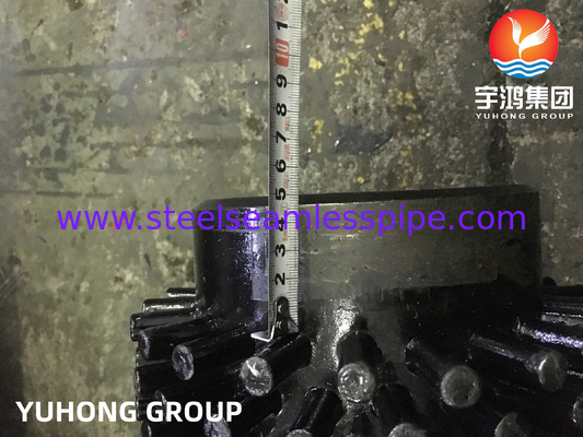 ​​ASME SA335 P9 HFW-buis met spiraalvormige studs, OD 10 tot 508 mm, voor de convectiesectie van de reformer​
