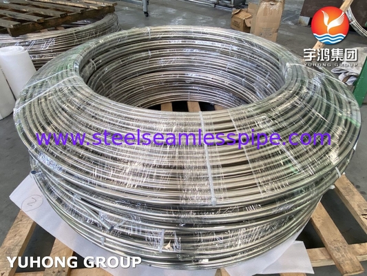 ASTM A269 TP316/316L Roestvrij staal warmtewisselaar spoelbuis helder geglooid