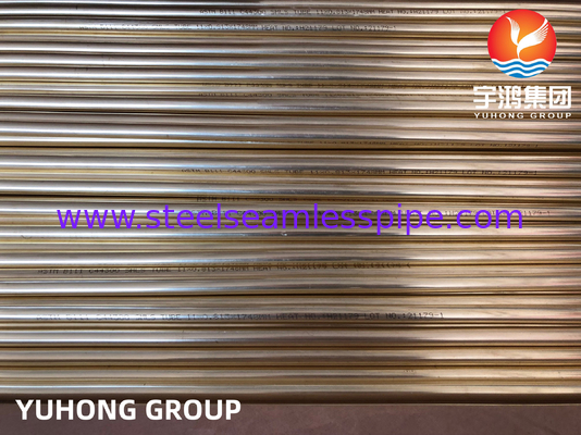 ASTM B111 C44300 Warmtewisselaar koelkastcondensator Admiralty Messing naadloze buizen