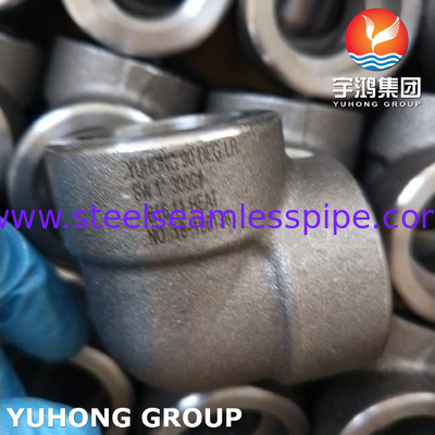 ASTM A105 Carbon Steel Fittings Socket Weld 90Deg LR Elbows 3000LBS ASME B16.11