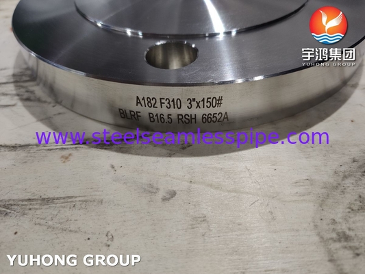 Blank flens van roestvrij staal ASME B16.5 ASTM A182 F310