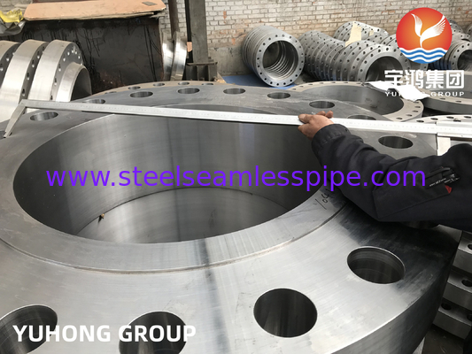Inconel 625 bekledingsflens ASTM A694 F52 Carbon Steel Weld Neck Flens