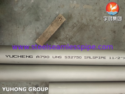 Super Duplex  2507 ASTM A790 UNS S32750 naadloos buisje van roestvrij staal