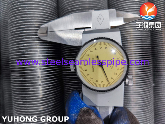 Warmtewisselaar met een schroef, geextrudeerd type, ASTM A213 TP304 met aluminium 6063