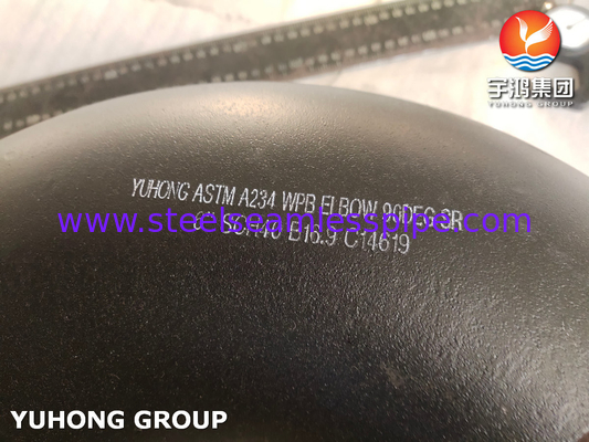 Achtersteel ASTM A234 WPB koolstofstaal 90/180 graden SR Elbow