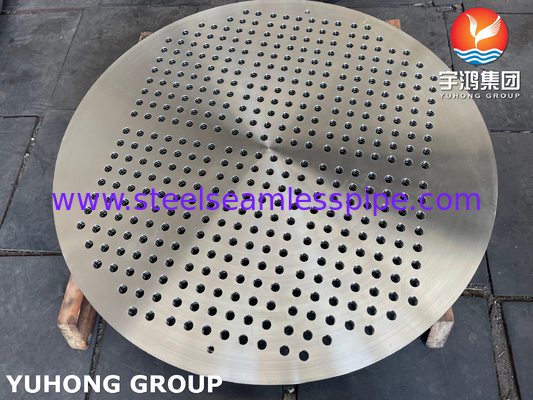 ASTM A182 F316L / 1.4404 Roestvrij staal buisplaat warmtewisselaar buisplaat