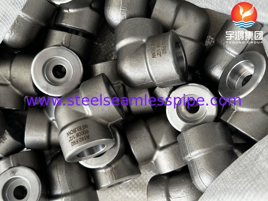ASTM A182 F92 1/2 inch 90° Elbow #6000 ASME B16.11 SW voor energiecentrales
