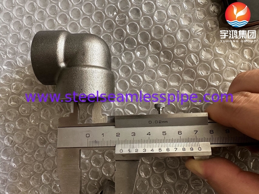 A182 F53 F92 1/2&quot; #3000 90° Elbow Socket Welded ASME B16.11 Voor energiecentrales