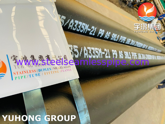 ASTM A335/ ASME SA335 P9 naadloze buizen van legeringsstaal