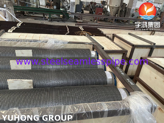 Op maat gemaakte gepolijste gelegeerd stalen HFW spiraalgelaste vinbuis voor warmteoverdracht