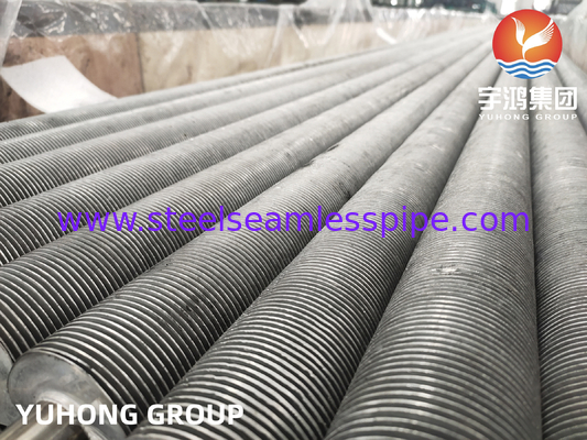 ASME SA249 TP304 AL Extrudeerbare T-type gevlossen buizen voor droge ovenwarmte-uitwisseling Ronde vorm