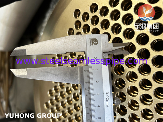 Maritiem Messing C46400 Tubesheet B171 Cuzn36sn1 Voor Maritieme Warmtewisselaar