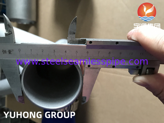 ASTM A815 UNS S31803 Duplex stalen buisverbinding 45 graden Y zijdelingse tee