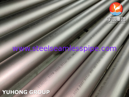 ASTM B407 legering 800 nikkel legering buis voor ketelwarmtewisselaar buisbundel