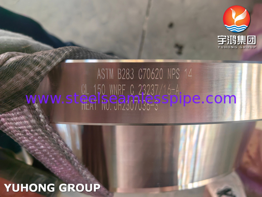 ASTM B283 C70620 RF-flens van koperen lashals