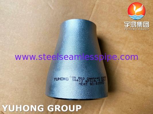 A403 WP316L Concentrische reducer roestvrij staal Butt Weld Fitting Piping Systems