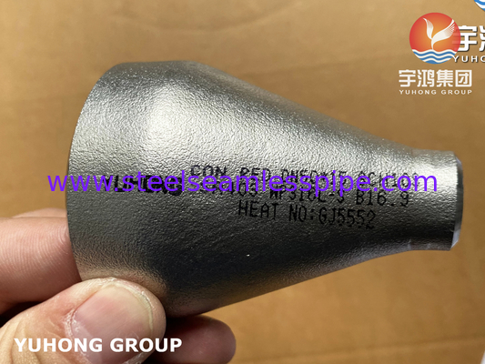 A403 WP316L Concentrische reducer roestvrij staal Butt Weld Fitting Piping Systems