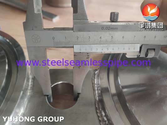 ASTM A182 F51 Duplex Steel Spectacle Blind Flange / B16.48 RTJ Figuur-8